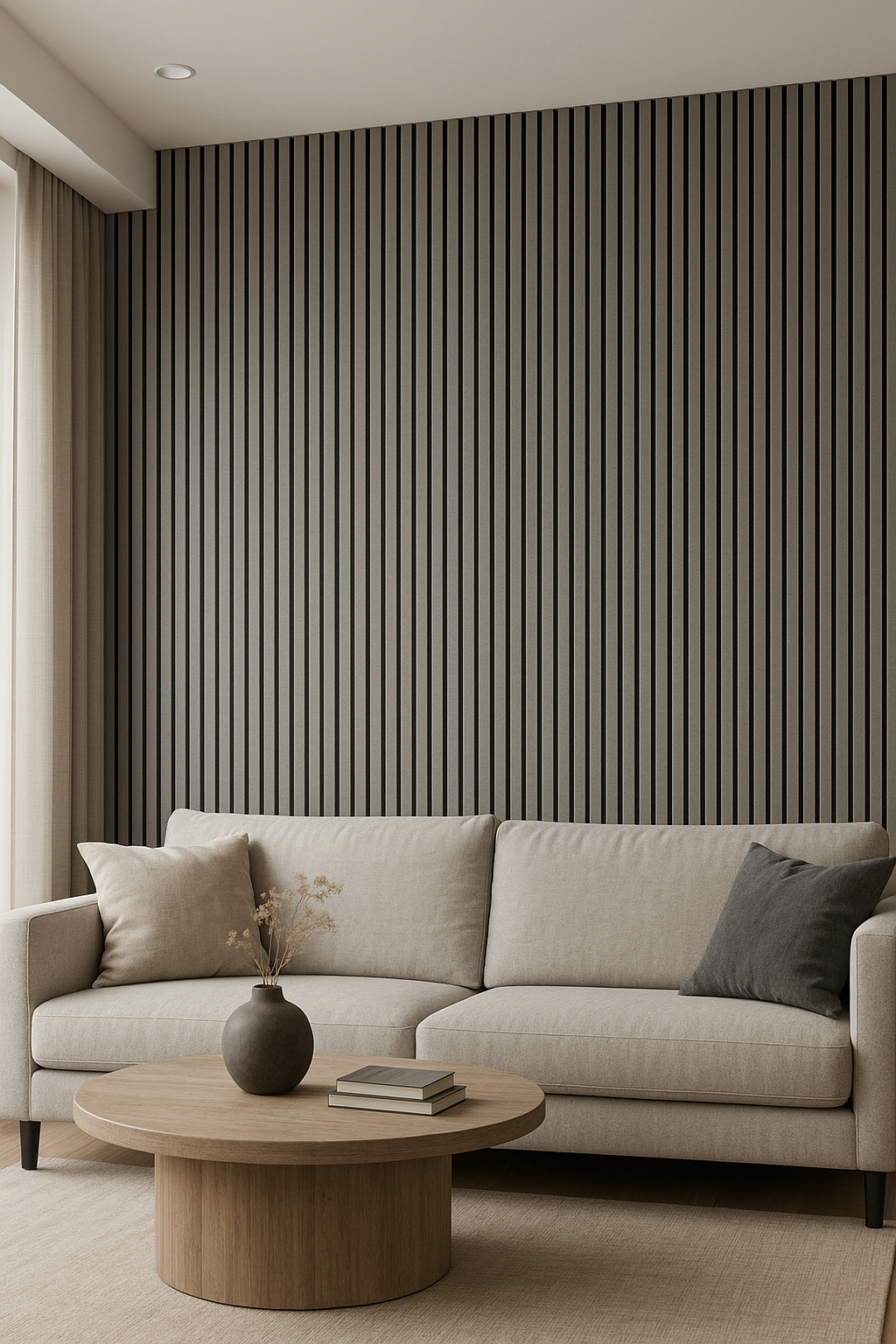 Norrvik® Akupanel Premium 260x60x2.1 cm Taupe