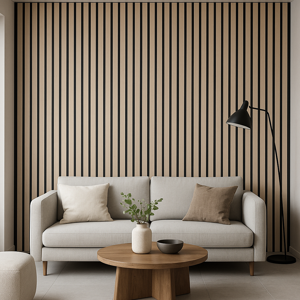 Norrvik® Akupanel Premium 260x60x2.1 cm Beige/Linnen