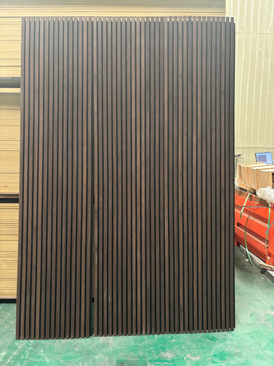 Norrvik® Akupanel Premium 260x60x2.1 cm Walnoot 3-zijdig gefineerd