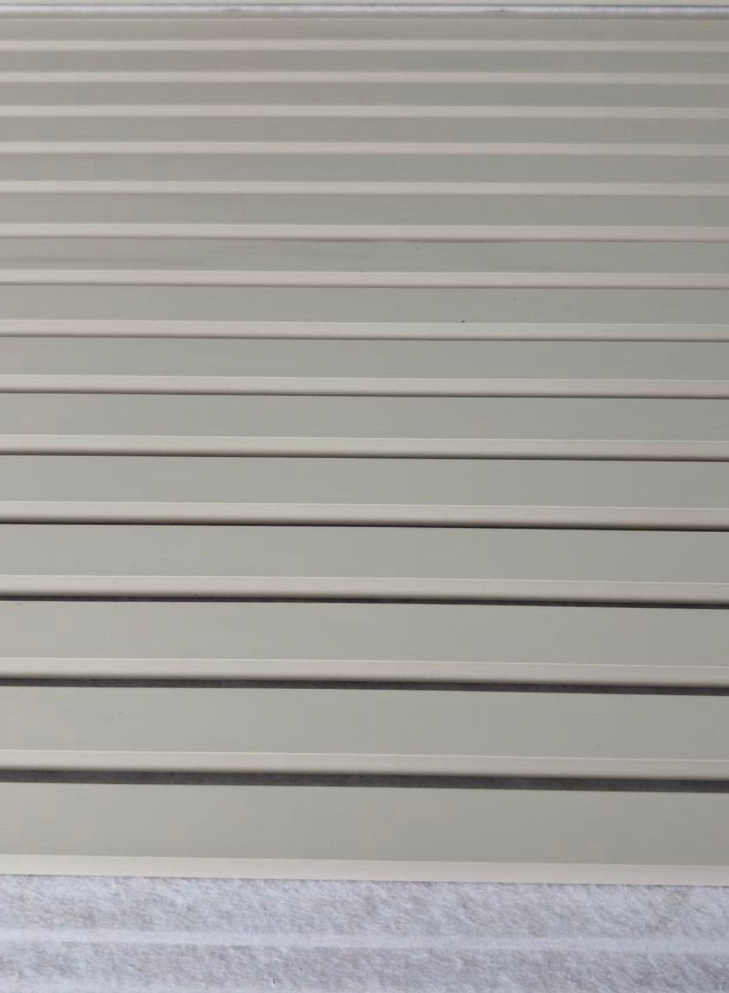 Norrvik® Akupanel Premium 260x60x2.1 cm Beige latten & Beige vilt 3-zijdig gefineerd