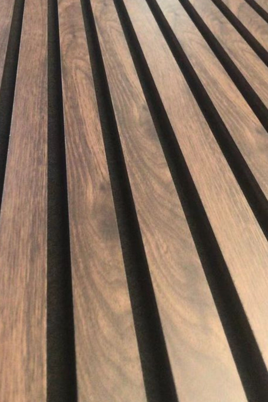 Norrvik® Akupanel Premium 260x60x2.1 cm Walnoot 3-zijdig gefineerd