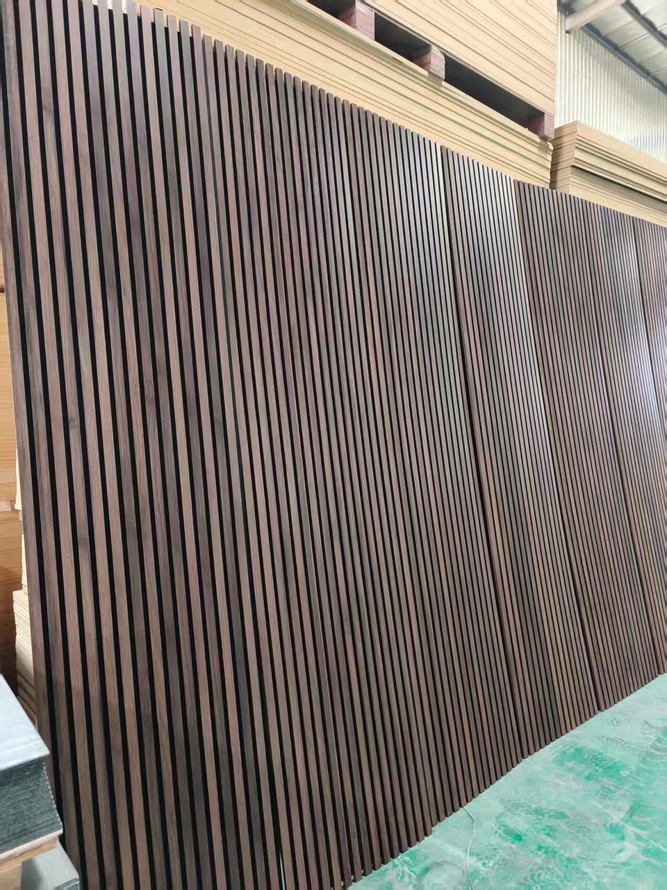 Norrvik® Akupanel Premium 260x60x2.1 cm Walnoot 3-zijdig gefineerd